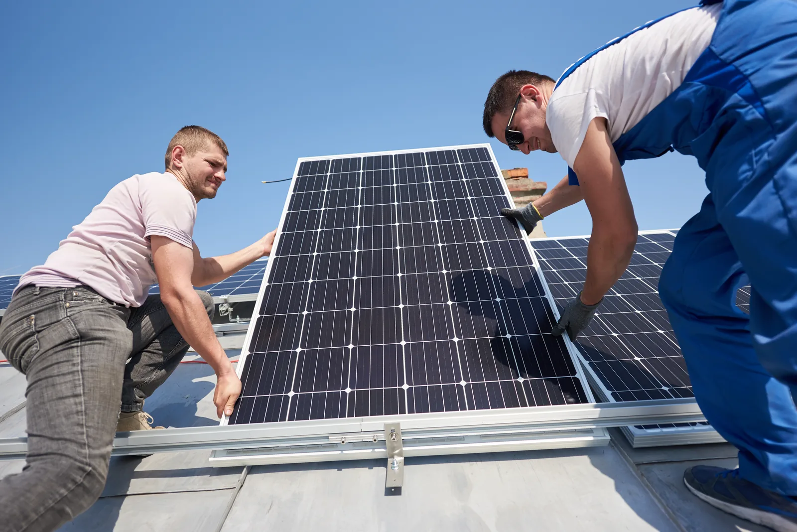 Photovoltaikanlage auf einem Dach