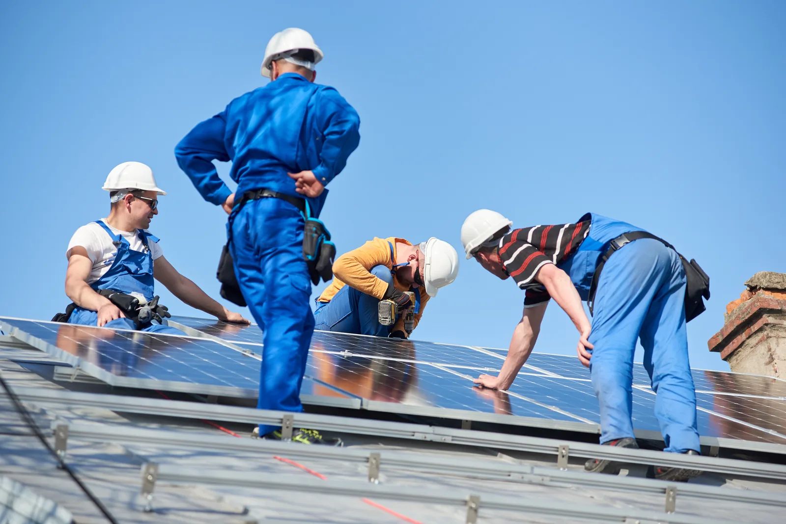 Photovoltaikanlage auf einem Dach