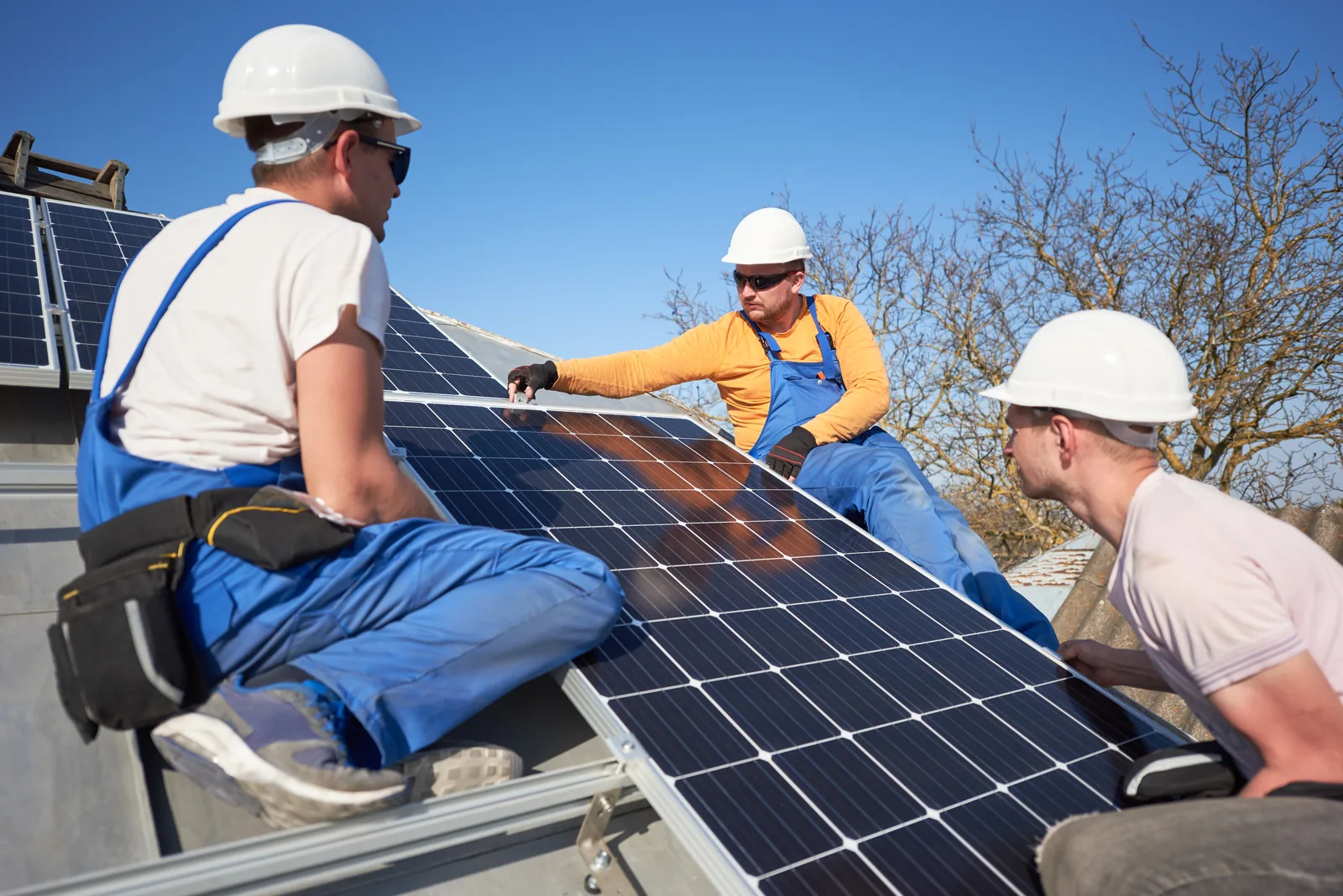 Photovoltaikanlage auf einem Dach