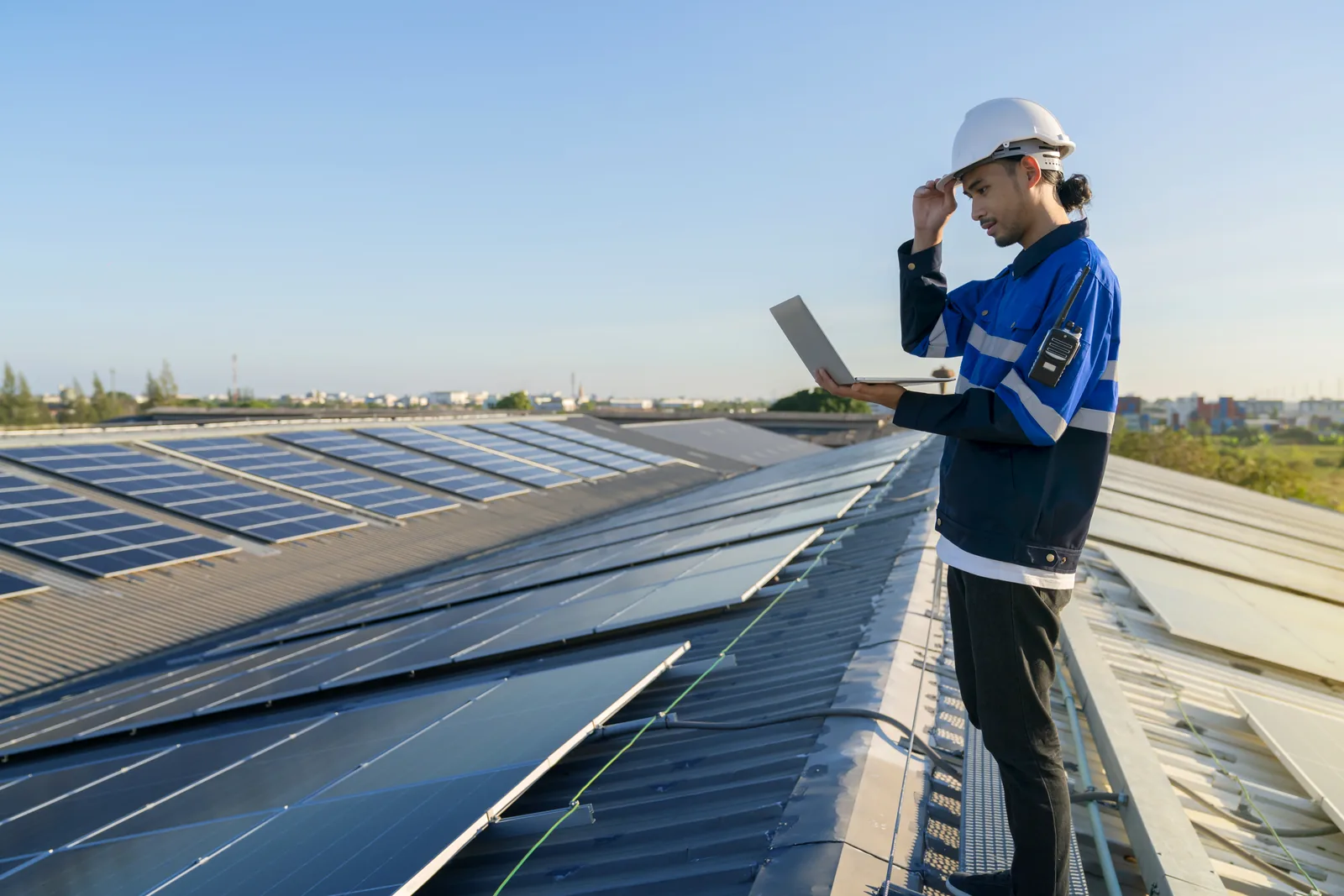 Photovoltaikanlage auf einem Dach