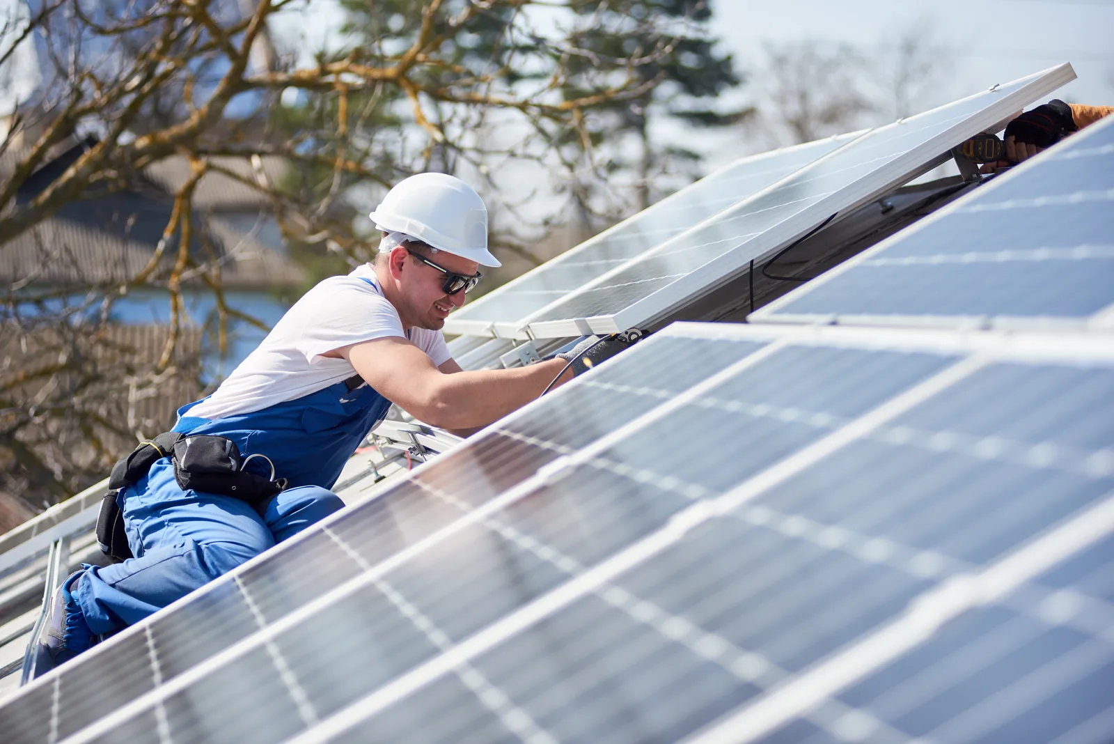 Photovoltaikanlage auf einem Dach