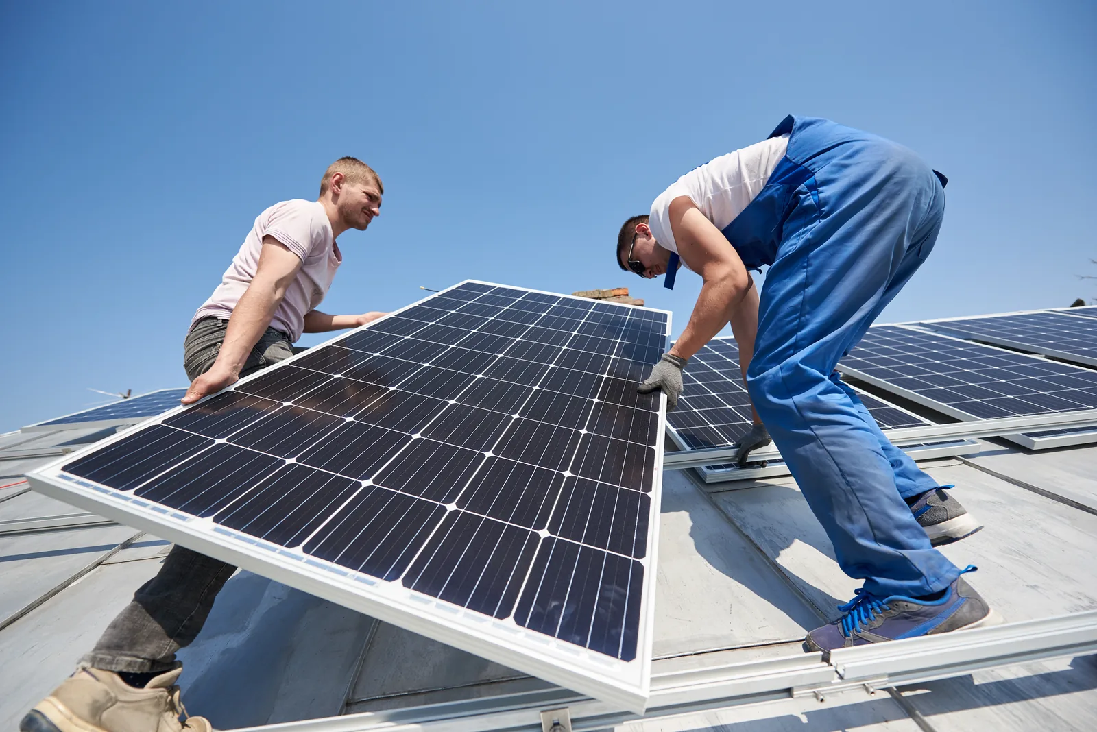 Photovoltaikanlage auf einem Dach