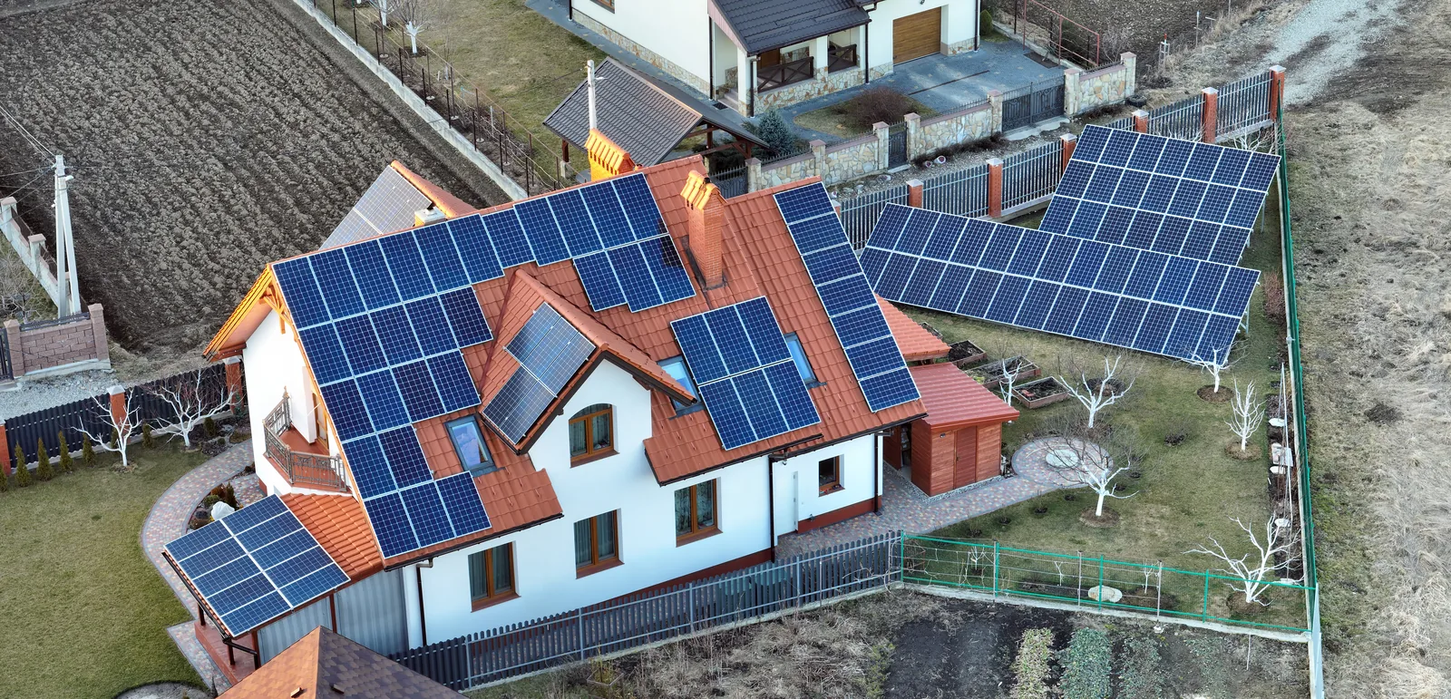 Photovoltaikanlage auf einem Dach