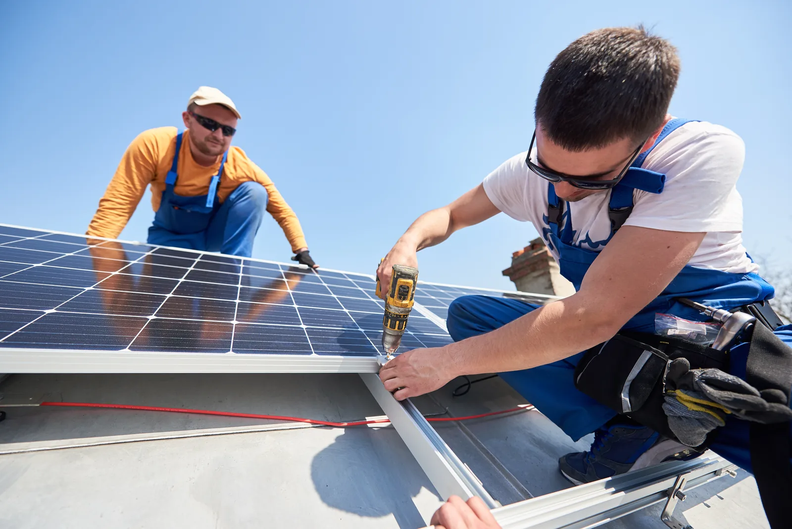 Photovoltaikanlage auf einem Dach