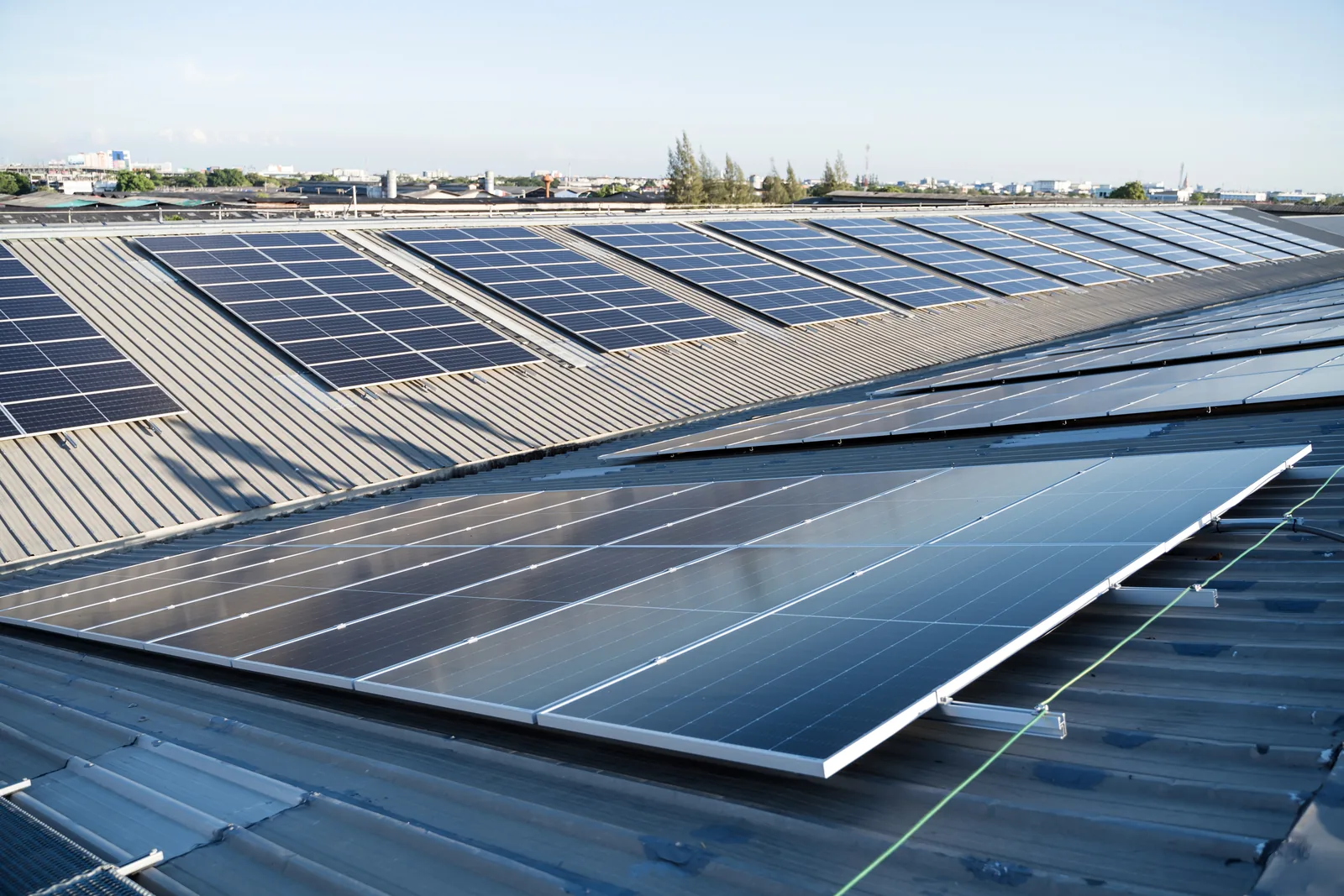 Photovoltaikanlage auf einem Dach